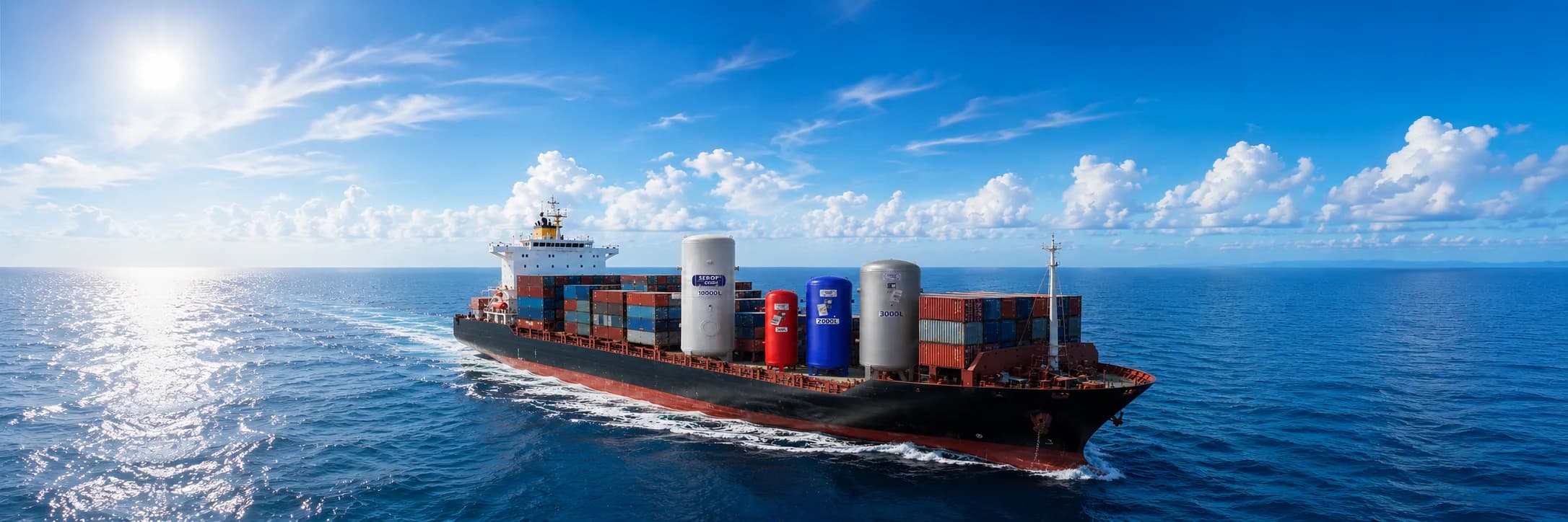 SEROP COMP pressure vessels export by sea