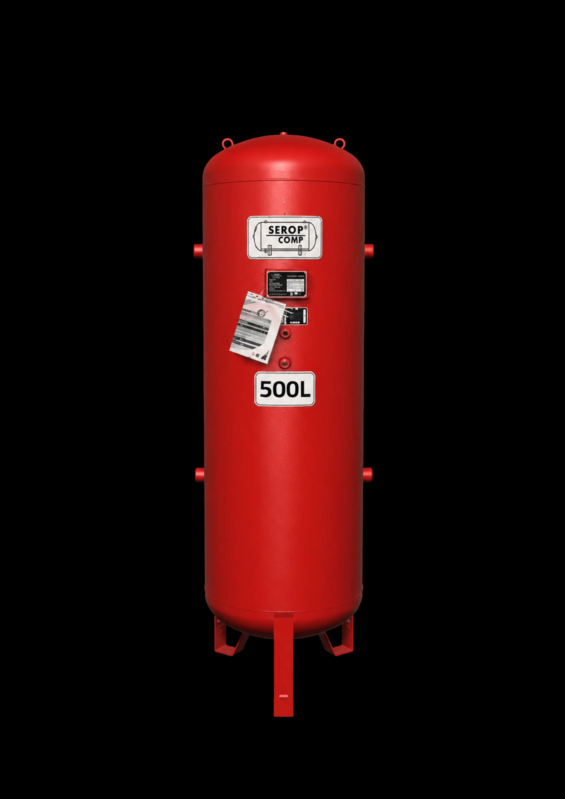 Vertical Air Receiver 500L
